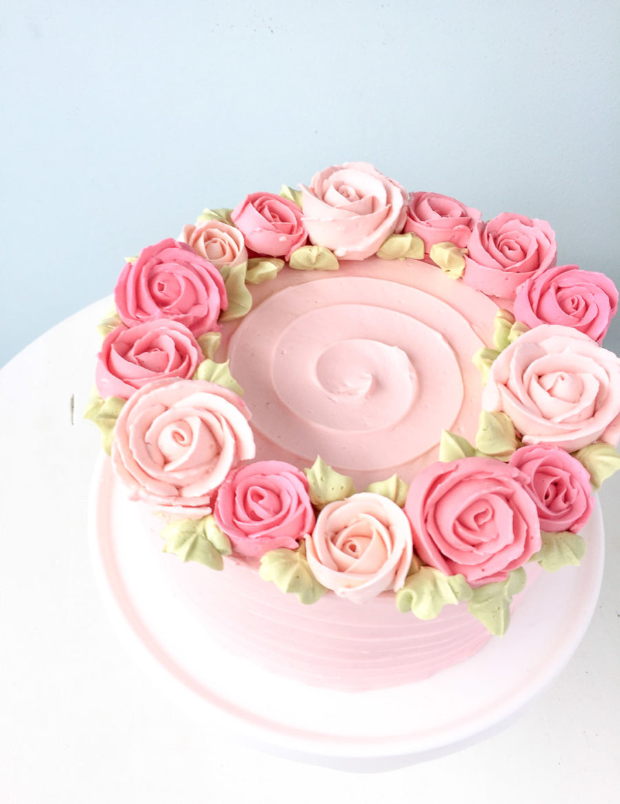 rose cake1
