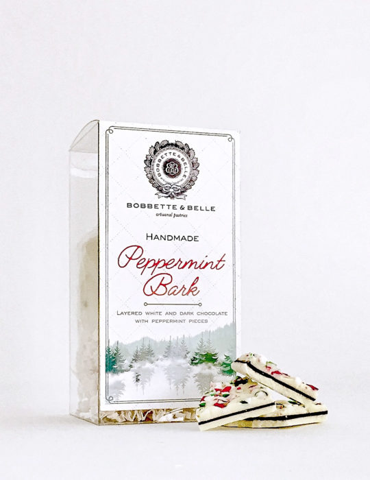Peppermint Bark Clear Box